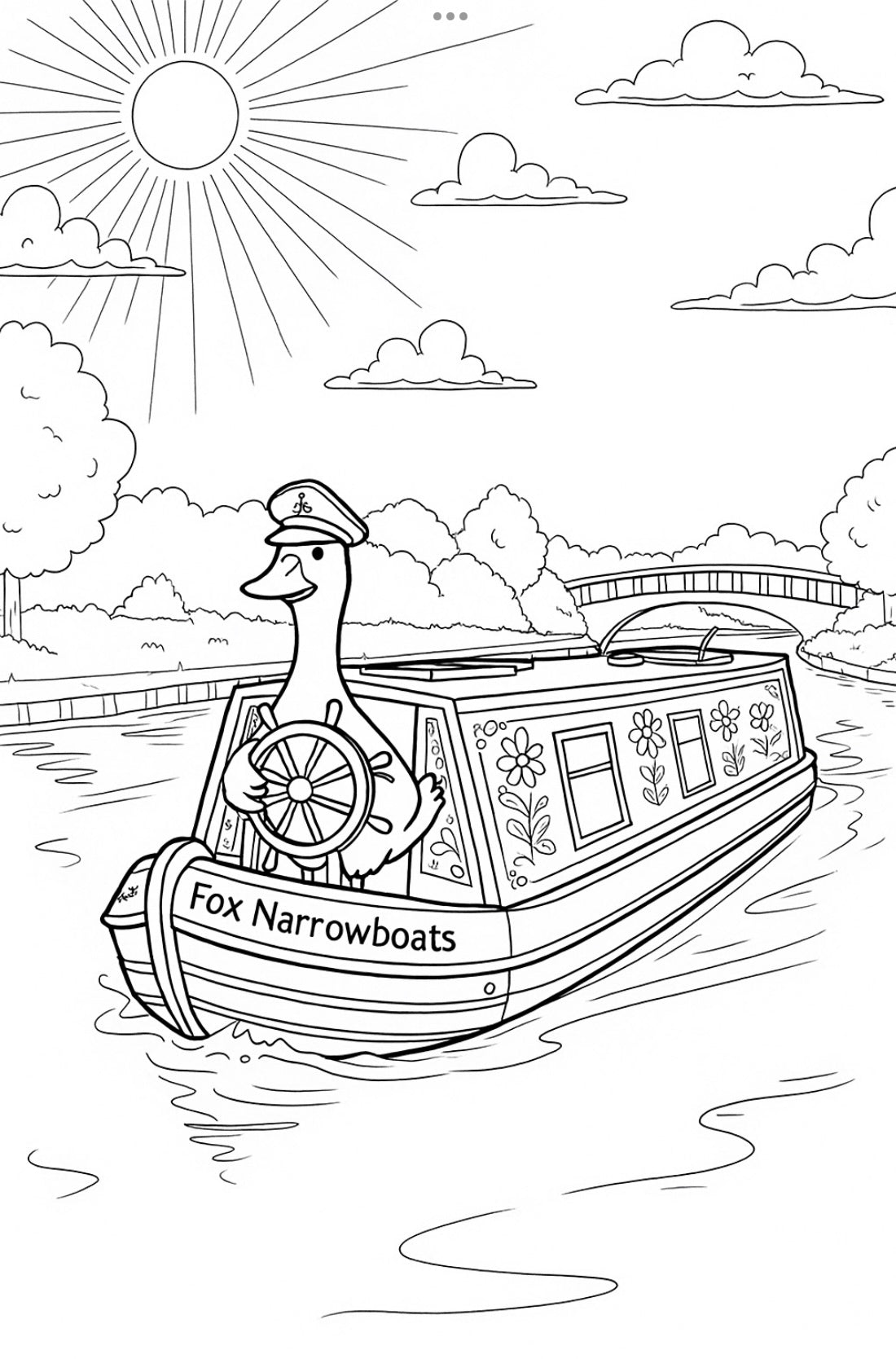 Goose Colouring Book